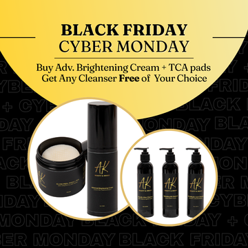 Buy Adv. Brightening Cream + TCA pads Get one Free Cleanser