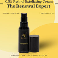0.5% Retinol Exfoliating Cream (Anti-Aging/Exfoliation)