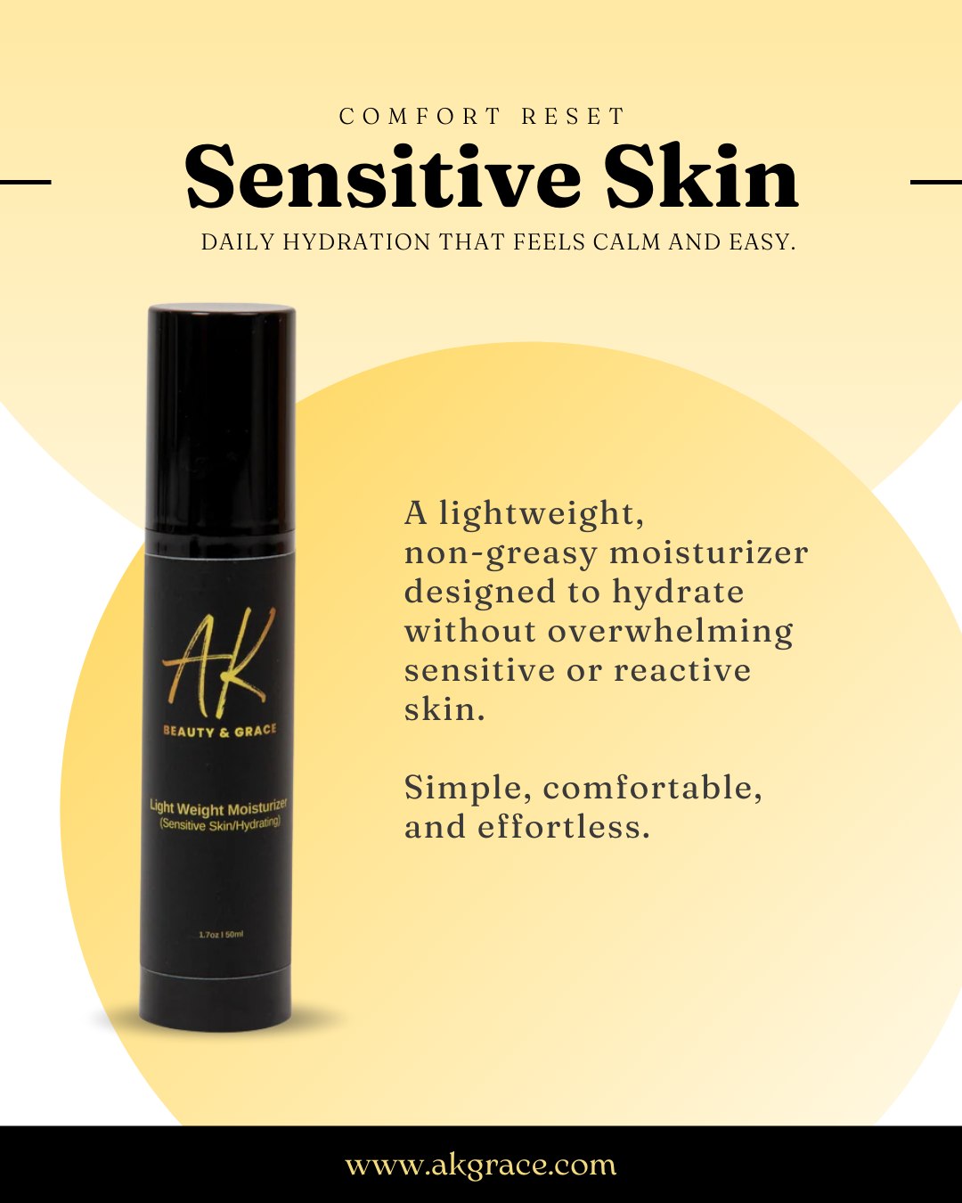 Lightweight Moisturizer (Sensitive Skin/Hydrating)